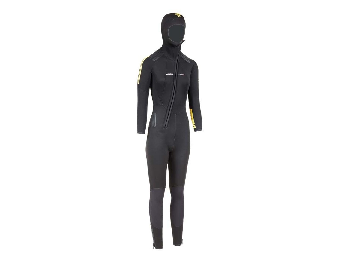 Fato de Mulher para Mergulho BEUCHAT Touca Mm Preto (2XL)