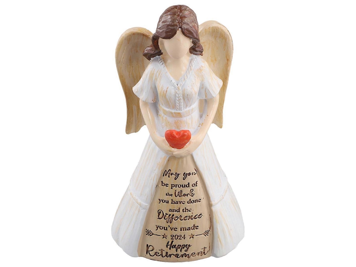 Escultura De Anjo De Resina Presente Aniversário, Aposentadoria E Decoração Doméstica