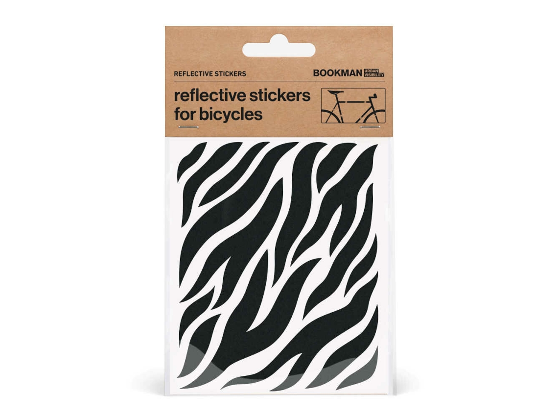 Autocolantes Reflectores para Bicicletas Zebra BOOKMAN