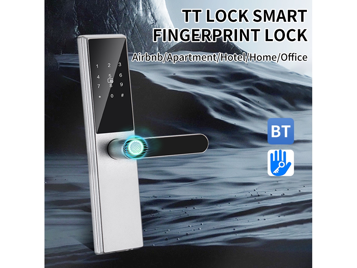 Fechadura Inteligente Wafu Compatível Com Tt Lock – Segurança E Conveniência Para Uso Doméstico Com Laxiscreed
