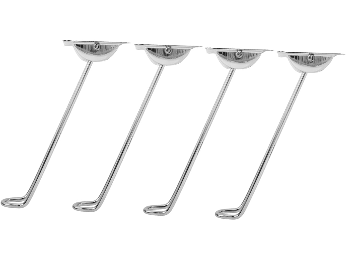 Sewacc 4 Peças Base De Mesa Dobrável Metal, Pés De Mesa Altos Para Computador, Para Uso Doméstico Ou Em Escritório