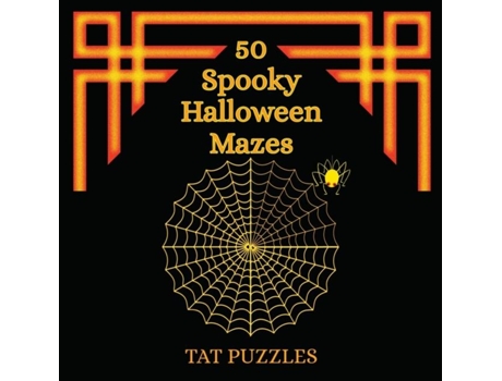 Livro 50 Spooky Halloween Mazes De Tat Puzzles (inglês)