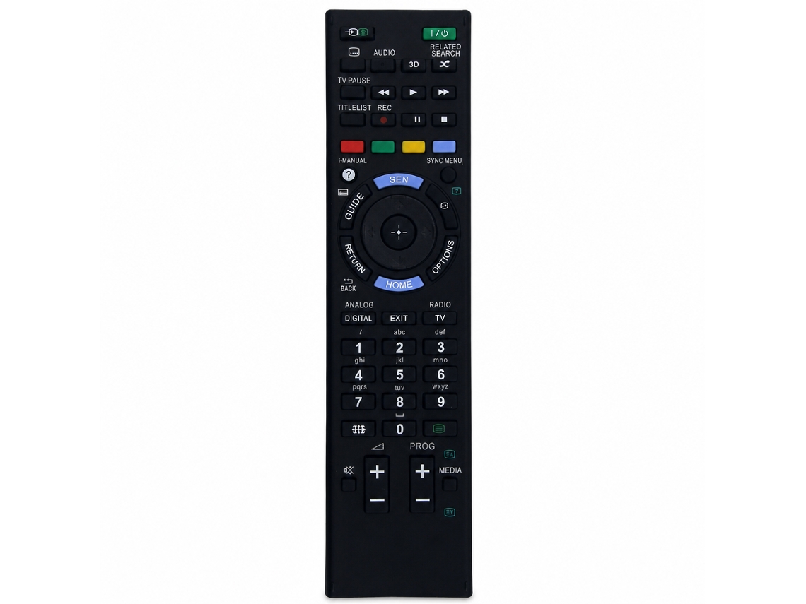 Comando À Distância De Substituição Compatível Com Televisores Sony Rm-ed052