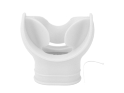 Boca de regulador de mergulho silicone universal confortável para substituição branco