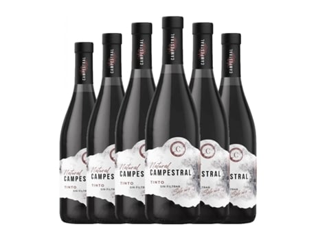 Vinho CAMPESTRAL Natural Vino de la Tierra de Cádiz (0.75 L - 6 Unidades)