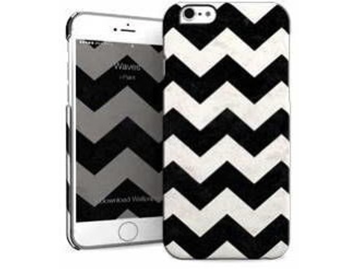 Capa iPhone 6, 6s, 7, 8 I-PAINT Hard Waves (Preto)