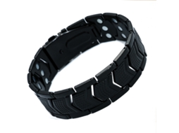 Pulseira De Cobre, Bracelete Magnética De Três Fileiras, Pulseira Masculina (preto) Spqment