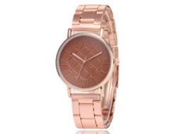 Reloj Casual Deportivo Unisex Zhoulianfa De Cuarzo Con Correa De Acero (café)