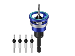 Conjunto De 4 Brocas Escareadoras, Conjunto De Acessórios Ajustáveis, Fresagem | Para