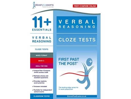 Livro 11 Essentials Verbal Reasoning Cloze Tests Book 2 de Eleven Plus Exams (Inglês)