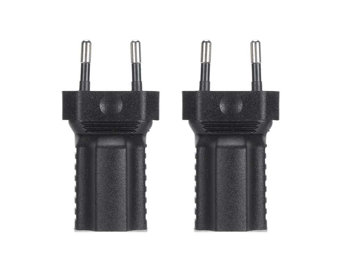 Adaptador De Energia Macho Para Fêmea Nema 5-15r Seguro Reforçado 2 Peças