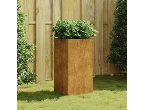 Vaso-Floreira 40X40X80 cm Aço Corten VIDAXL