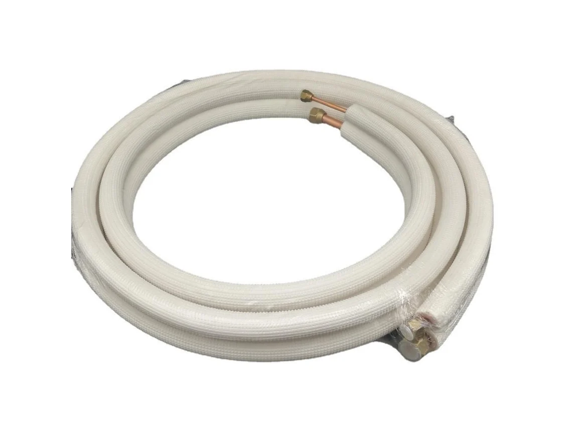Tubo De Ar Condicionado De Cobre 1/4 3/8, Tubo De Ar Condicionado De Cobre E Alumínio Isolado, 3 Metros Ehstmind