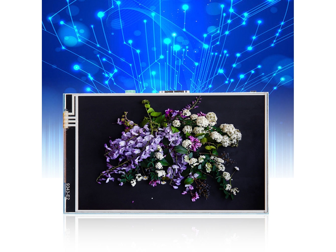 Display Ips Hdmi De 4 Polegadas Com Toque Resistivo, Hd 800x480, 5v Para Raspberry Pi 3b/4b