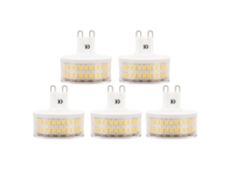 2 Pcs Lâmpada Led G9 5w 220v Luz Branca Quente 3000k para Lustres Teto Parede