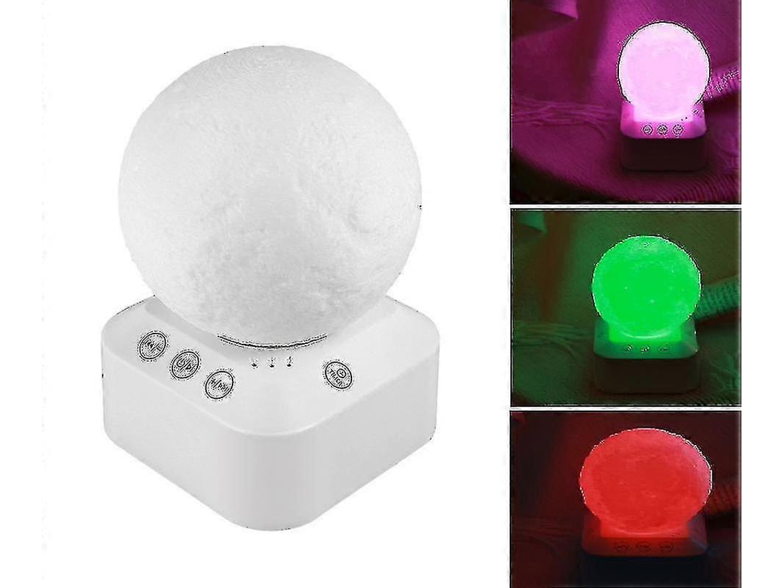 Luminria De Lua, Luz Noturna Lunar, Presente Ideal Para Crianas E Mulheres, Recarregvel Via Usb Aquaforge