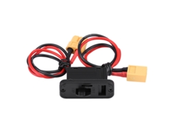 Interruptor De Bateria On/off Para Modelo De Avião Rc De Grande Corrente Com Conector Xt60 E Led