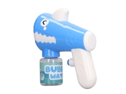 Primerox brinquedo de Água Elétrico Forma de Tubarão com Pulverização Contínua e Grande Capacidade Azul