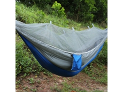 Hammock Camping com Mosquito Net Cinza Safira
