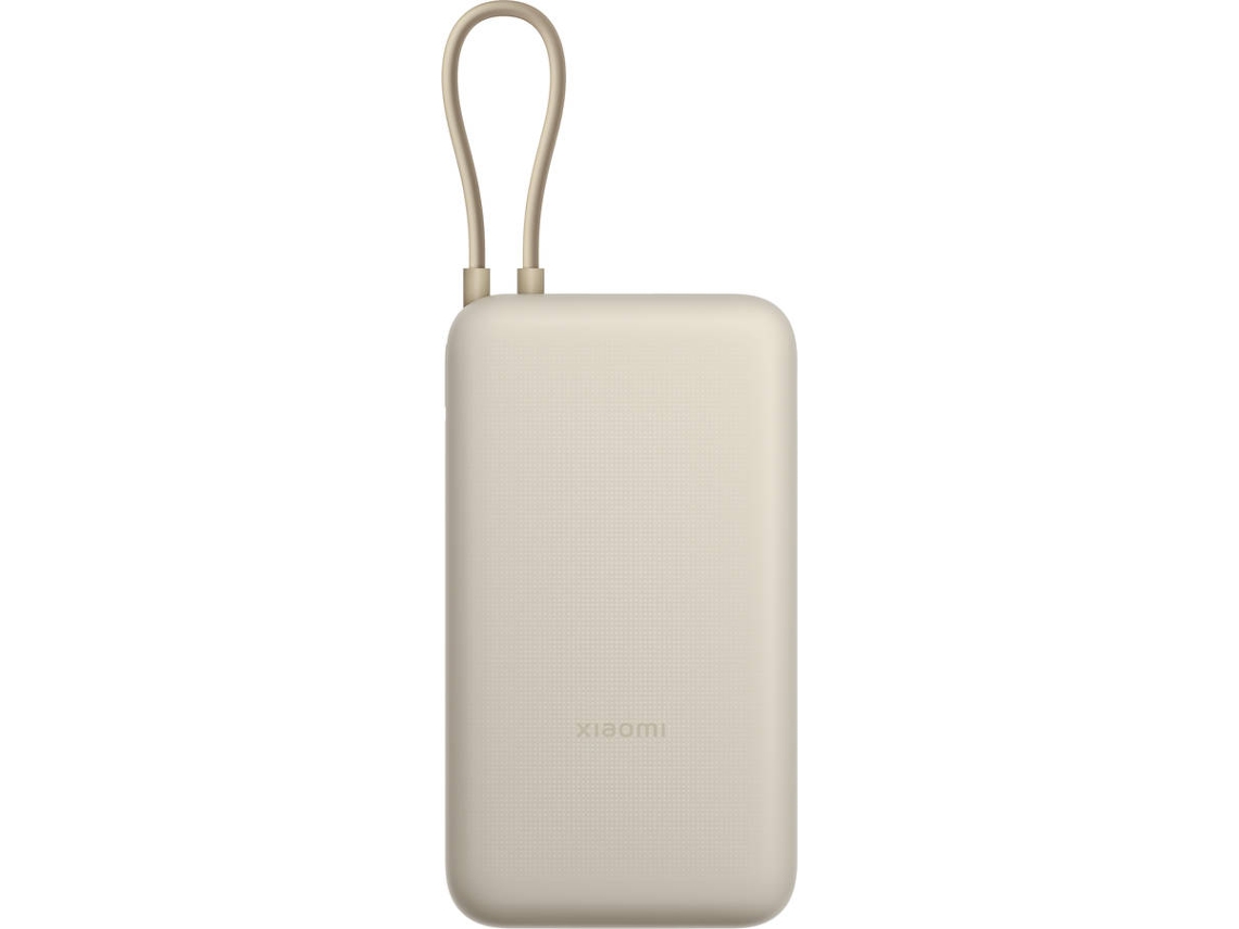 Powerbank XIAOMI com Cabo Integrado 33W (20000mAh - USB-C - Bronze)