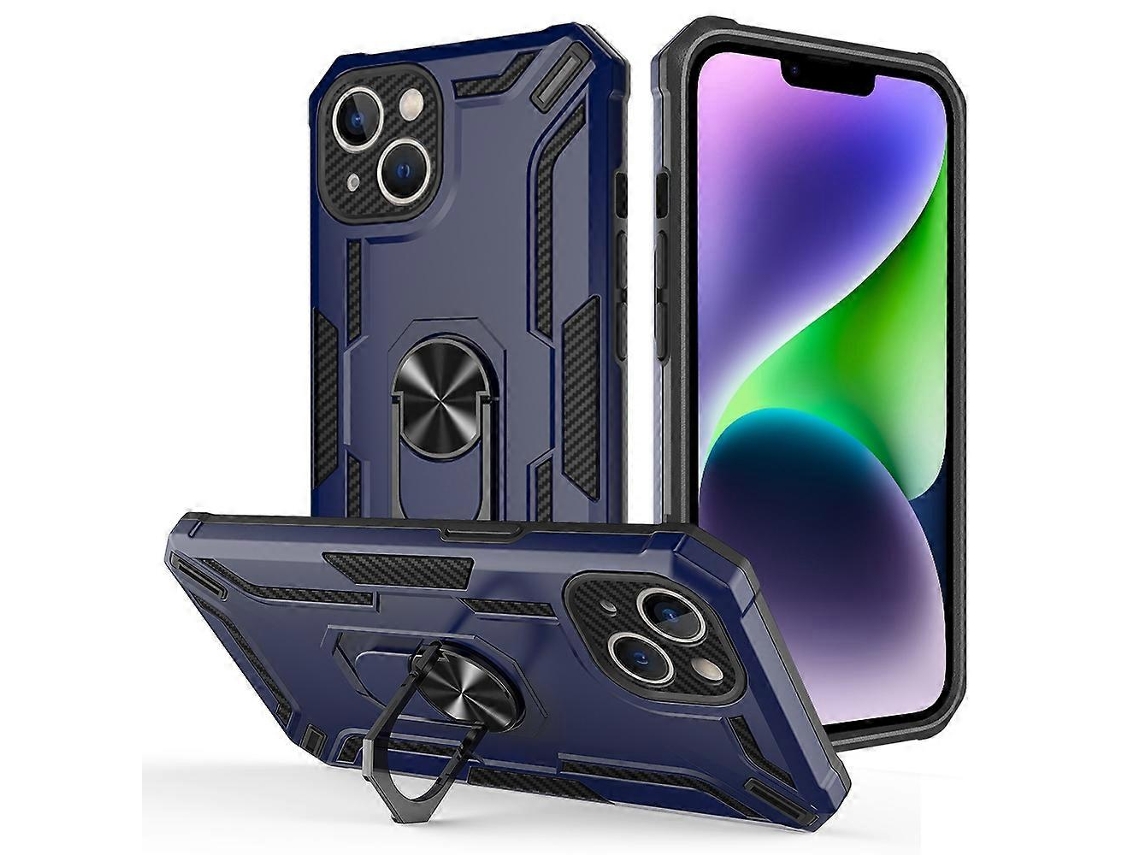 Capa De Celular À Prova De Choque Warship Armor 2 Em 1 Para Iphone 14