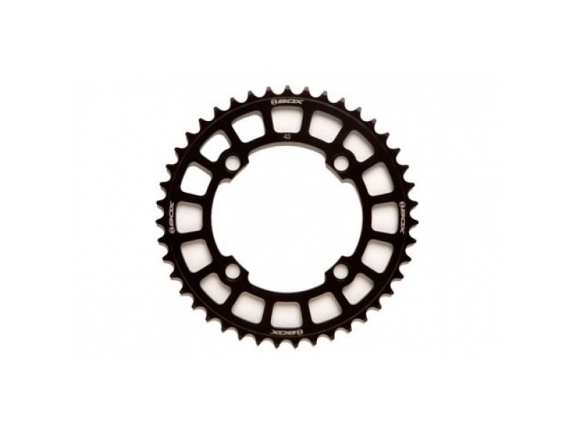 Coroa de Alumínio 4 Parafusos Dia BOX Dois 6061 104Mm 3/32