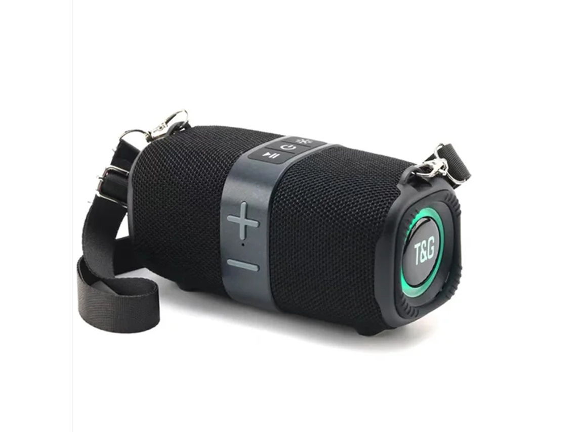 (preto) Alto-falante Bluetooth Sem Fio Com Subwoofer