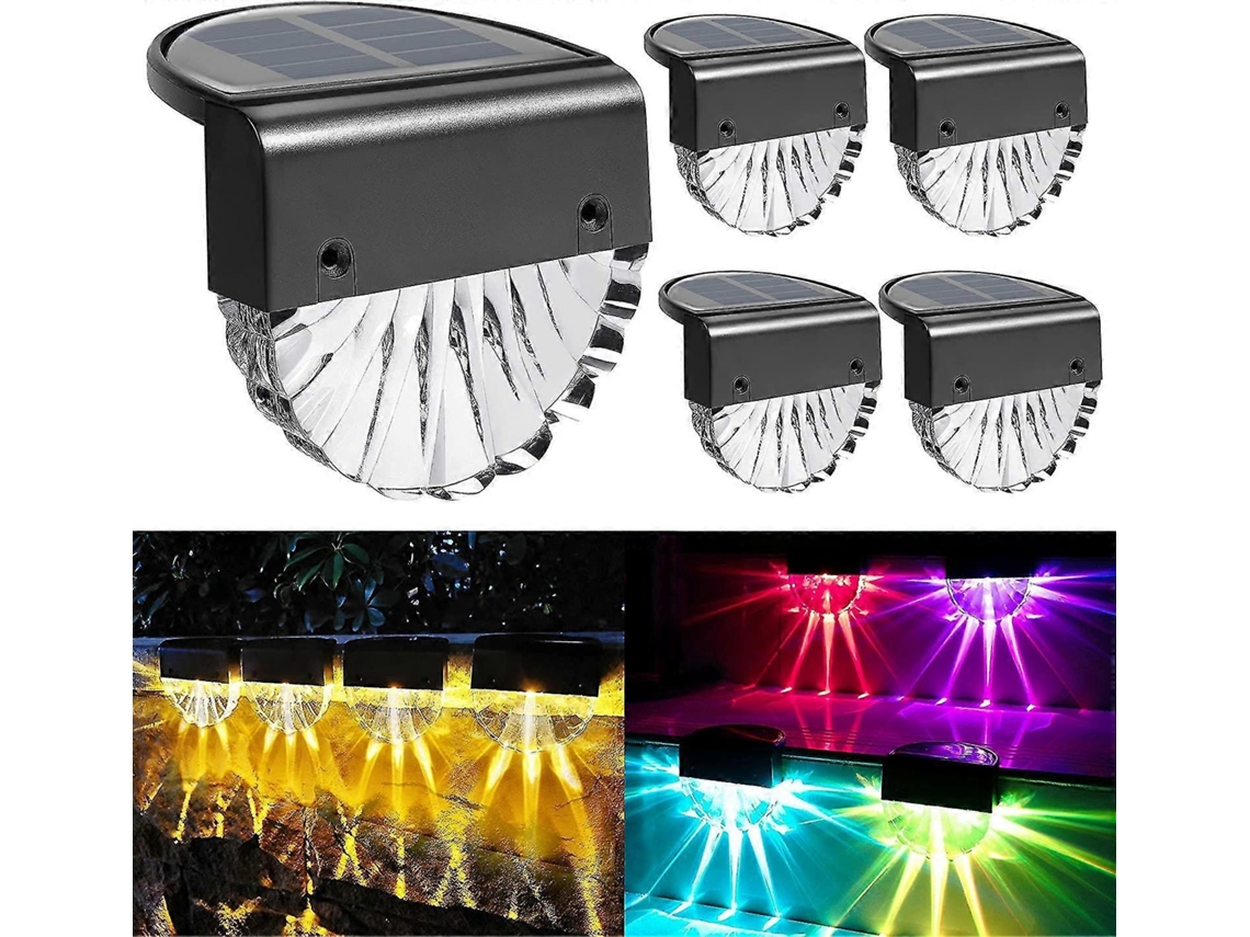 Kit com 4 Luminárias Solares AQUAFORGE, formato coração, à prova d'água