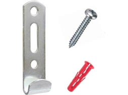 Conjunto De 5 Ganchos Parede J Para Pendurar Quadros, Resistentes E Com Suportes. -aquaforge
