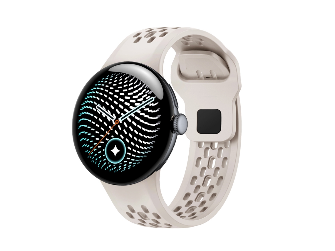 Braceletede Silicone Respirável Para Google Pixel Watch 5 45mm (luz Das Estrelas)
