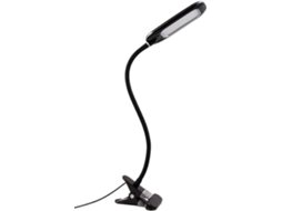 Luminária De Leitura Usb Com Clipe Soimiss, Luz De Leitura Led Com Haste Flexível E Clipe Resistente, Níveis De Brilho