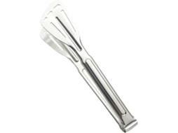 Pinça Anti Escaldante Em Aço Inoxidável 304, Utensílio De Cozinha Robusto E Durável, Com Acabamento Prateado Prático