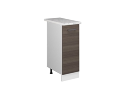 Armário de cozinha VICCO R-Line, cinza, 30 cm com bancada
