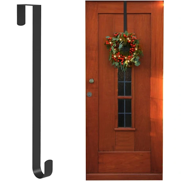 Pingente de Guirlanda Natal, Suporte de Metal para Guirlanda 38 Cm Porta Entrada, Ideal para Decoração de Natal, 1 Unidade BRILVIBERA