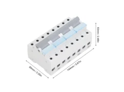 Interruptor de transferência manual de fonte dupla de 400 V CA com disjuntor 4P e intertravamento unidirecional