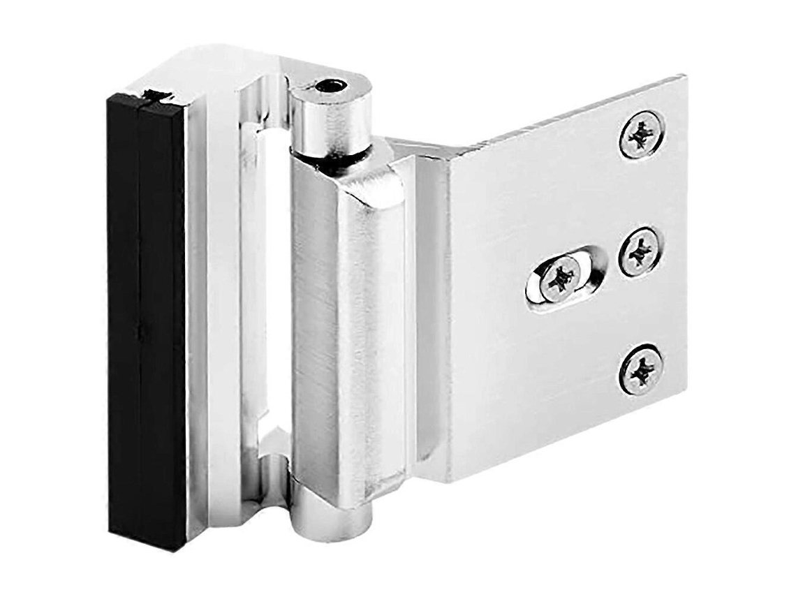 Cerradura de Refuerzo para Puertas de Seguridad Interna de Metal. Instalación Fácil para Hogar Y Oficina 7,7x6cm como Se Muestra