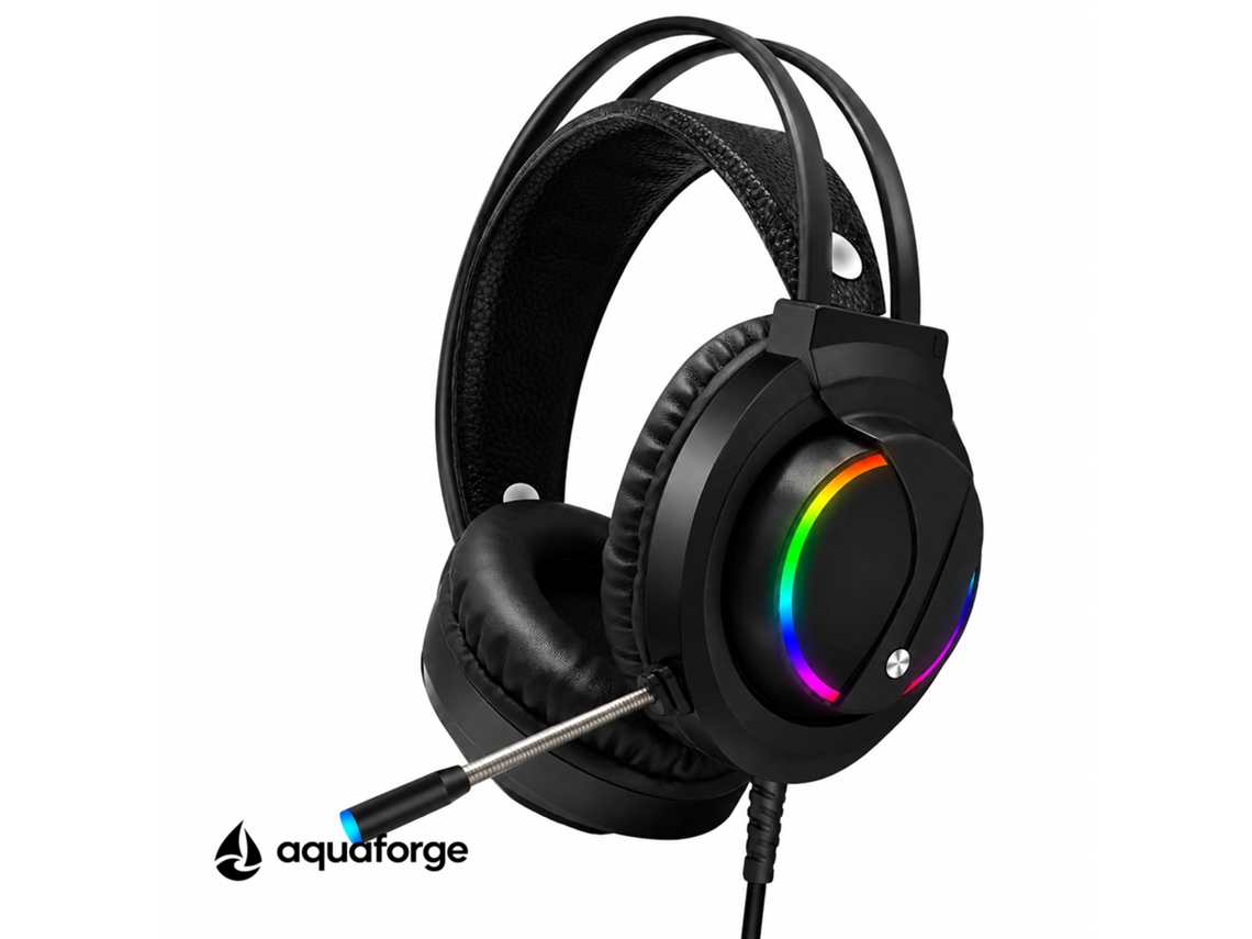 Headset Gaming Com Microfone Rgb 3,5 Mm