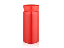 Garrafa de água térmica em aço inoxidável livre de BPA, mini caneca de café (220ml vermelha)