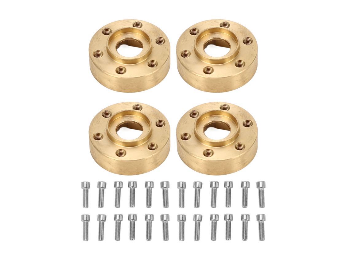 Adaptador Hexagonal De Roda Rc De Latão 1.9 2.2in