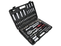 Chave De Fenda Laxiscreed Com Redis De Aço Carbono, Estojo 1/2" E 1/4"