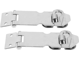 Conjunto De 2 Travas Segurança Em Aço Inoxidável Para Gavetas E