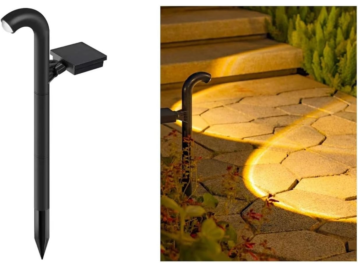 Pacote De Luz Solar Led Para Exterior 3000k Branco Quente, Liga/desliga Automático, Detecção Do Anoitecer Ao Amanhecer Zeuxo