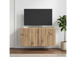 Vidaxl Gabinete de Tv de Parede Carvalho Arttisan 59,5 X 41 X 30 Cm