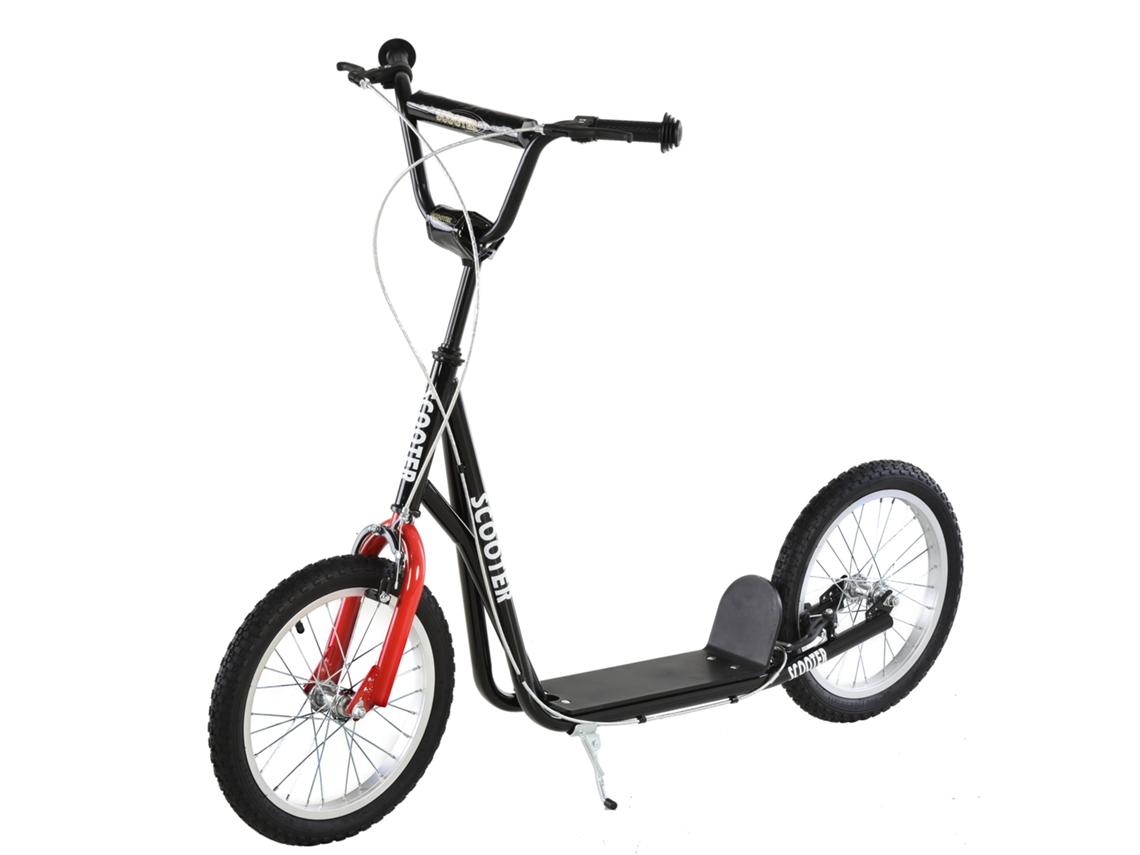 Patinete Infantil Com Freio, Altura Ajustável, Leve, Preto
