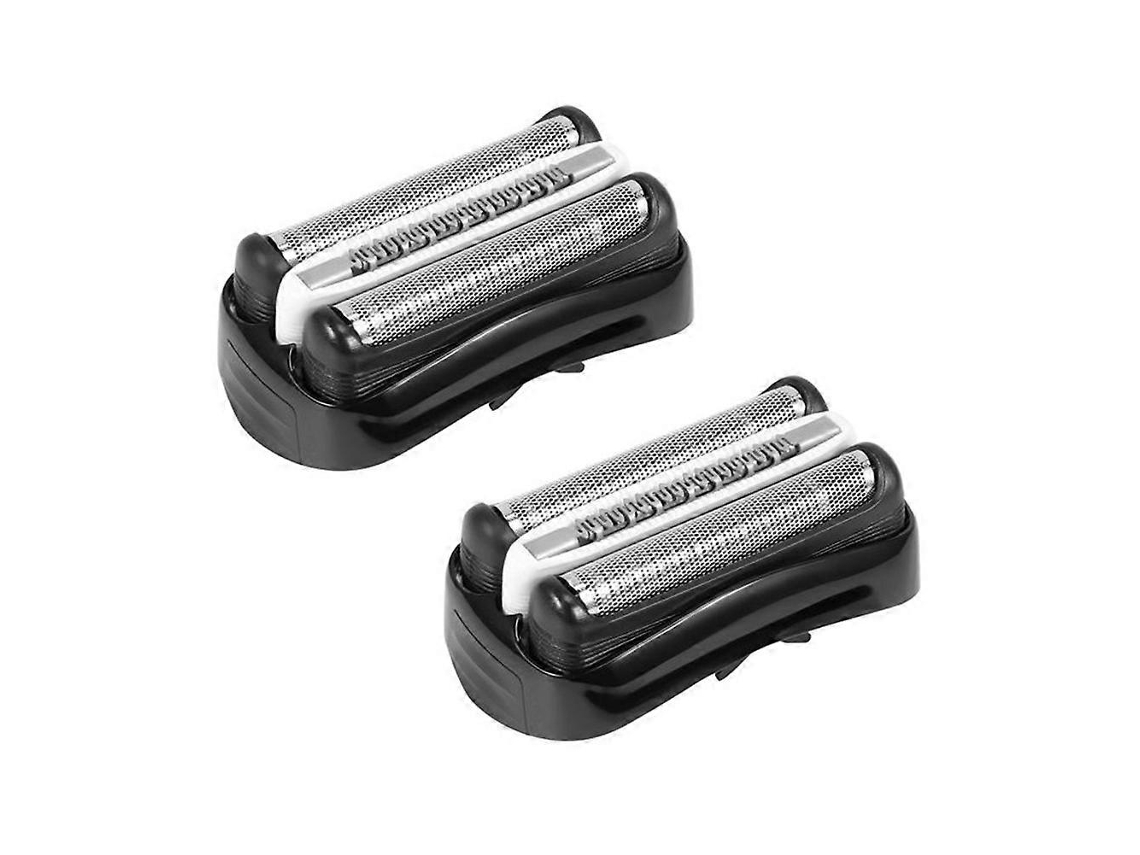 Lâmina E Cabeça De Corte Compatível Com Braun Series3 32b, Para Barbearblack&silver