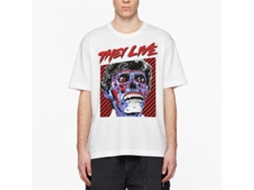Rockinstone They Live Movie Obey White Adult T-shirt Size:xxxl