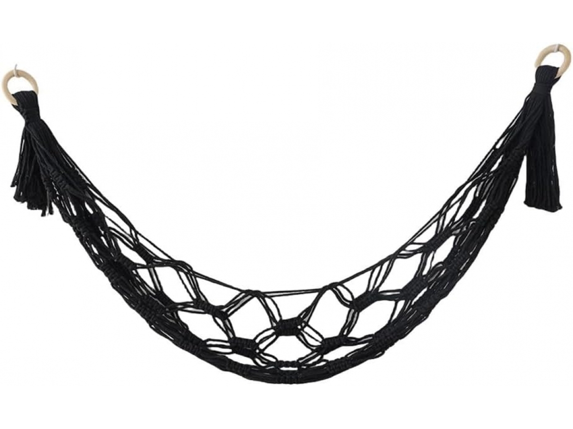 Rede De Macramê Para Brinquedos De Pelúcia, Rede Para Guardar Brinquedos Macios Ted-dy Hammock