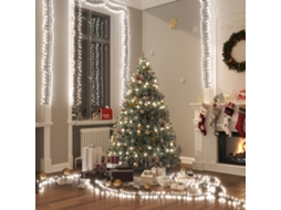 Vidaxl Cordão De Luzes Agrupadas 3000 Luzes Led Pvc Branco Frio