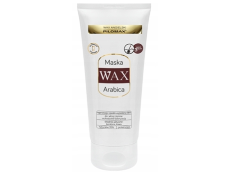 Máscara capilar regeneradora Wax Arábica para cabelos escuros, 200ml Pilomax