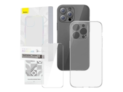 Baseus Corning Protection Set Para Iphone 12 Pro Capa Transparente E Vidro